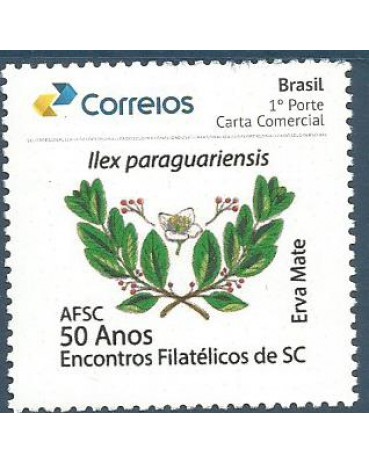 PB121 - 50 anos encontros filatélicos de SC gomado 18.881