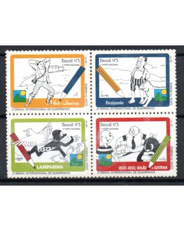 1993 C1873/1876 Segunda Bienal Internacional de Quadrinhos no Rio de Janeiro 18.964  Nova