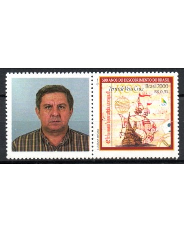 2000 C2254 - 2000 Brasil 500   Anos / 18.966 (mint sem goma)