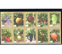 C2825/2834 - 2009 Emissão Mercosul  - Produtos de Exportação, Circuito das Frutas, Turismo Rural 18.969  Mint