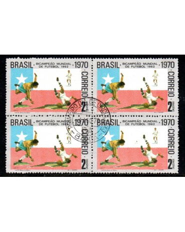 1970 / C681 Brasil Tricampeão Mundial de Futebol - Chile  20.012
