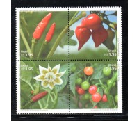 C3496/3499 Variedades de Pimentas Brasileiras 20.080 Mint