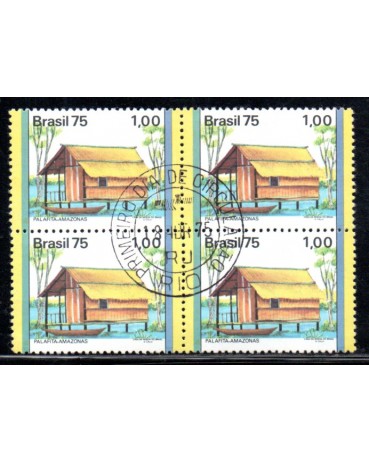1975 / C882  Habitações no Brasil - Palafita (AM) 20.083 