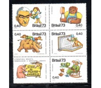 C806/810 de 1973 Homenagem a Monteiro Lobato 20.099 Mint