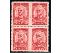 1949  Quadra C249 Centenário do Nascimento de Ruy Barbosa de Oliveira 20.103 Novo 