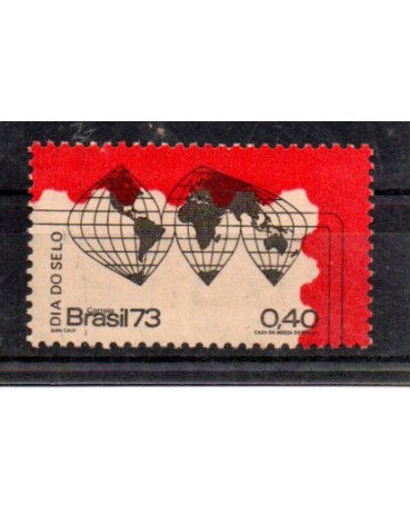 C795b , Selo (B) 1973 dia do selo , perfeito, com goma original 20.118 M