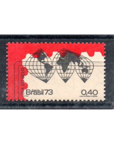 C795d 1973 Dia do selo, letra D , com goma original 20.120 Mint