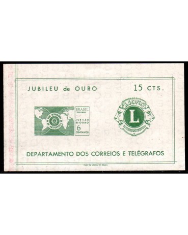 B21 Jubileu de Ouro dol Lions Club Internacional , novo com goma, marca de charneira 20.216