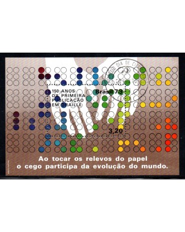 1979 B43 150 anos da 1ª publicação em Braille, CBC- RJ 22.244
