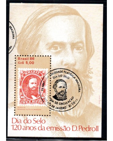 1986 B72 Sociedade Filatélica Brasileira CBC novo 22.265