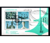 1990 B87 Lubrapex 90 XIII Exposição Luso-Brasileira,CBC-DF Dia da Febraf , novo 22.276