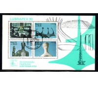 1990 B87 Lubrapex 90 XIII Exposição Filatélica Luso-Brasileira,CBC-DF Dia da Juventude Filatélica, novo 22.278