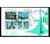 1990 B87 Lubrapex 90 XIII Exposição Filatélica Luso-Brasileira.CBC-DF Dia da Federação Portuguesa de Filatelia, novo 22.279