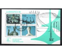 1990 B87 Lubrapex 90 XIII Exposição Filatélica Luso-Brasileira, CBC-DF mint 22.281