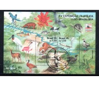 1995 B101 Lubrapex 95 Fauna do Rio Tietê CBC-SP novo com goma 22.292