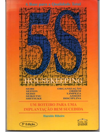 Livro 5 S , a base para a qualidade total,  seminovo 22.332