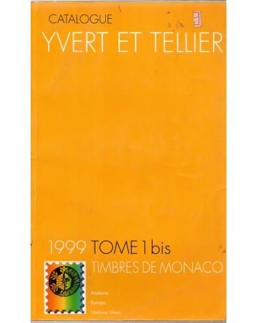 França 1999 Catálogo Ivert 1999,Volume 1 Bis, Mônaco, Andorra, Europa, Nações Unidas, usado 22.365  Consulte Frete