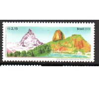 C3875 Relações Diplomáticas Brasil-Suíça 22.478 Mint