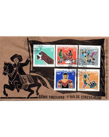 Fdc006/1972, Folclore Nacional, preço do catálogo R$183,75 - 22.517