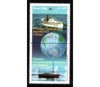 C2282/2283 1ª Travessia do Atlântico Sul a Remo e 1ª Circunavegação Antártica em Solitário M 22.654