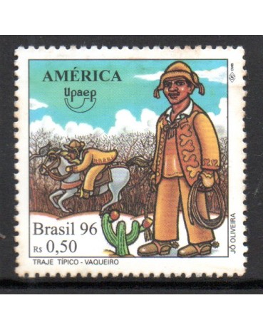 C2018 Upaep 96, Trajes Típicos  "Vaqueiro" N 22.718