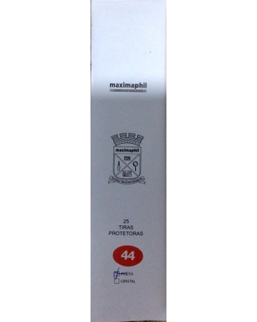 Protetores 048 Maximaphil para selos fundo preto,20 tiras 22.756 