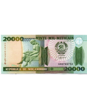 Moçambique 1999 Fe 20.000 meticais 22.966