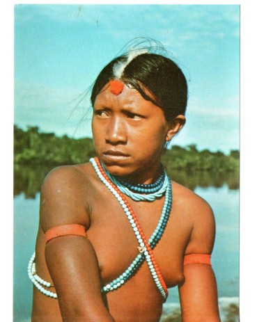 Brasil Nativo  Mocinha da tribo Jurunas , Parque Nacional do Xingu 23.069