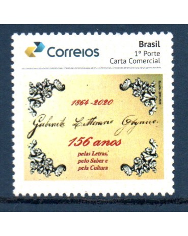 PB165 Gabinete Literário Goiano 156 anos, mint 23.324
