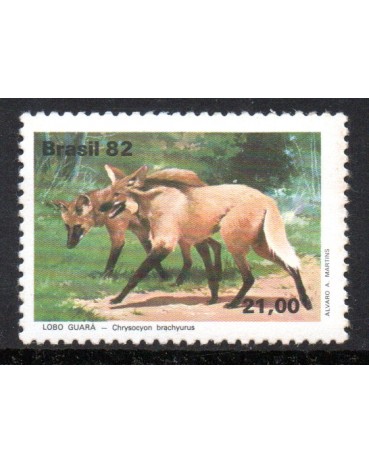 C1262 Fauna Brasileira - Lobo Guará 23.441 mint