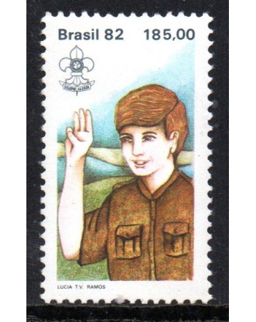 C1272 75° Aniversário do Escotismo - Escoteiro  mint