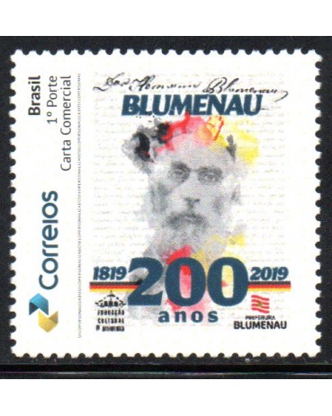 PB134 Bicentenário de Hermann Blumenau 2019 - 23.545
