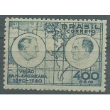 C150  UNIÃO PAN-AMERICANA 1940 NOVO COM GOMA 1951