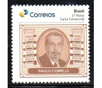 PB166 Grandes Nomes da Filatelia Brasileira Paulo Comelli 2020 - 3.619