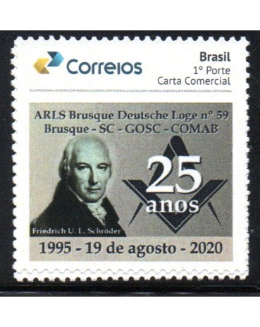 PB173 25 Anos da ARLS Brusque - SC 2020 - 23.646