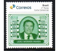 PB176 Grandes Nomes da Filatelia Brasileira Leão Werner Marek  2020 - 23.649