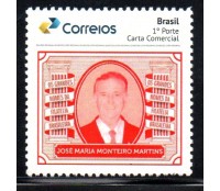 PB191 Grandes Nomes da Filatelia Brasileira José Maria Monteiro Martins 2020 - 23.665