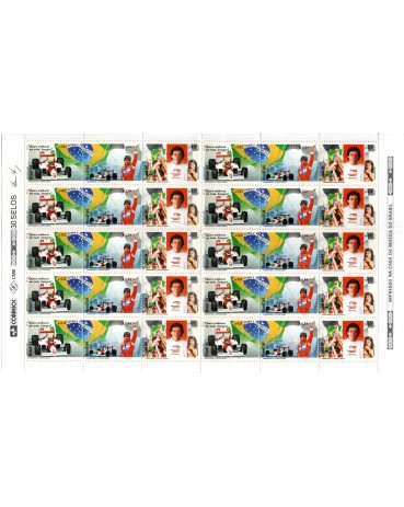 1994 - C1921/1923 Homenagem a Ayrton Senna  23.718 Mint 15LP