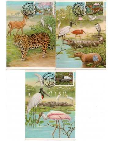 1984 Máximos Postais 98/100 Pantanal 24.175 CBC C.Grande e Cuiabá