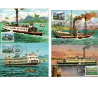 1985 Máximos Postais 126/129 série Ligação Marítima Rio/Niterói  24.191
