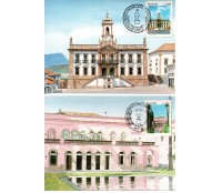 1985 Máximos Postais 120/121 Série Museus da Inconfidencia e Itamaraty 24.193