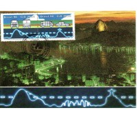 1990 Máximo Postal 139 Congresso Internacional de Transporte Rodoviário 24.201