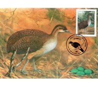 1995 Máximo Postal 193 Preservação da fauna "Macuco" 24.224