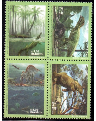 C3382/3385 Animais Pré-Históricos do Brasil 24.273