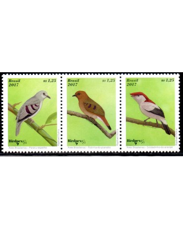 C3691/3693 Aves Brasileiras Valor Facial 1,25 - 24.280 Mint