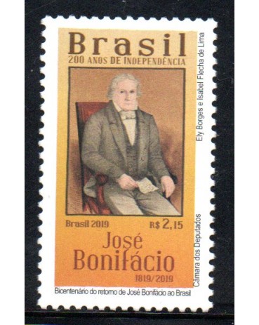 C3827 José Bonifácio 200 Anos da Independência 24.303 Mint