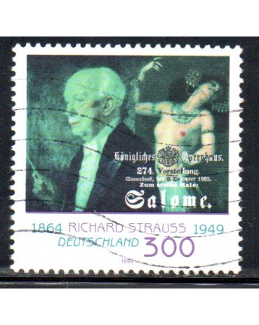 Alemanha 1999 Cinquentenário da morte do compositor Richard Strauss (1864-1949) 23.125 usado