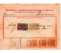 Vale Postal Nº97 de Santo Amaro-Bahia no dia 4/7/1925 - 24.343