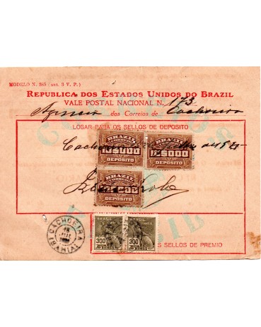 Vale Postal Nº173 de Cachoeira/Bahia, 16/07/1925 - 24.351
