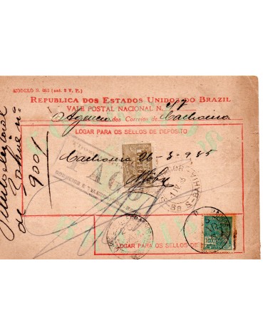 Vale Postal Nº47 de Cachoeira-Bahia, 26/03/1935 - 24.358